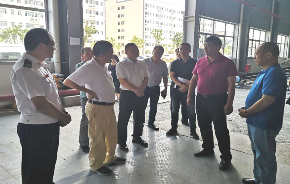 福清市常务副市长一行辅导 光临Z6尊龙凯时新资料科技工业园调研领导